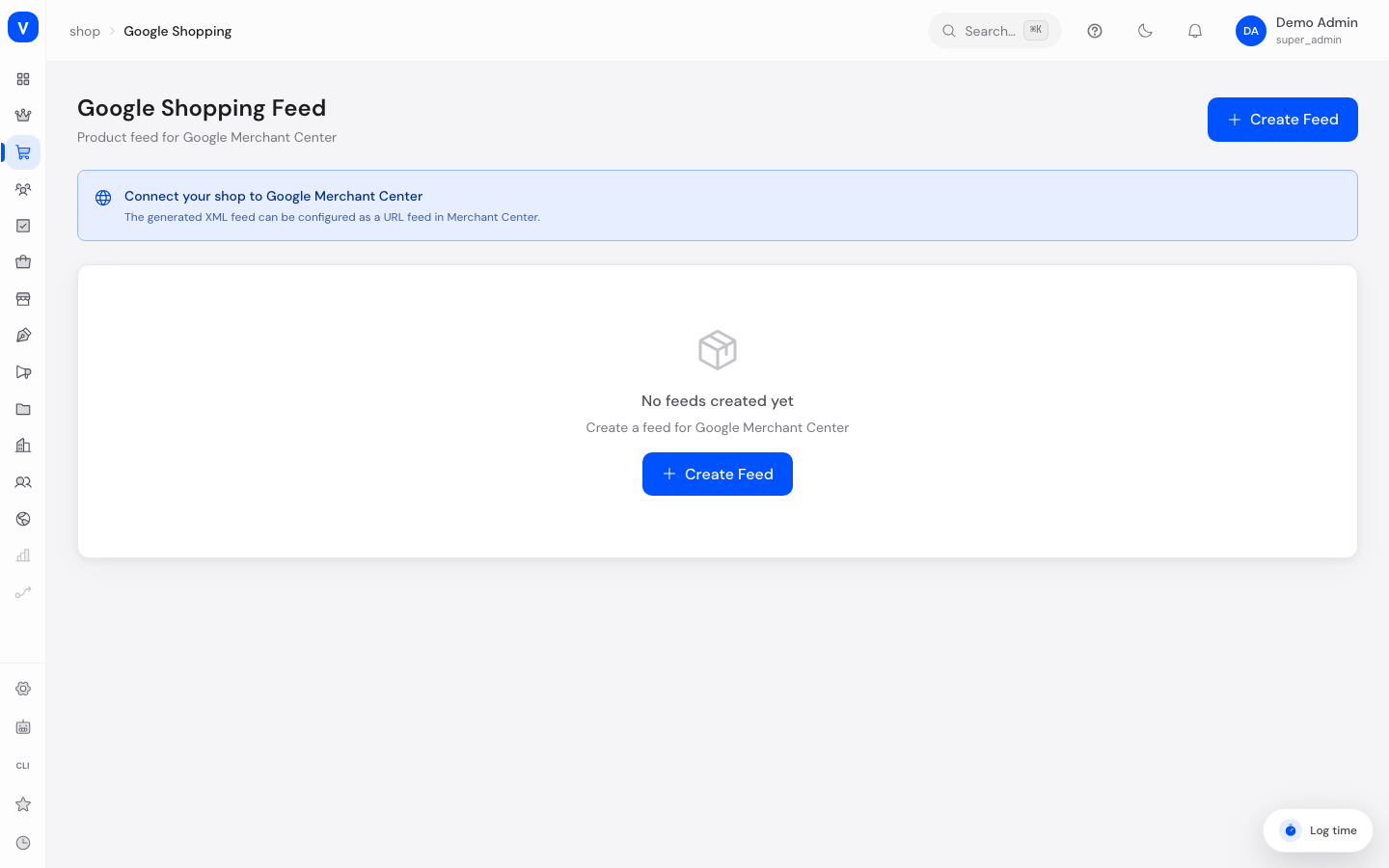 Bildschirmfoto der Seite Google Shopping